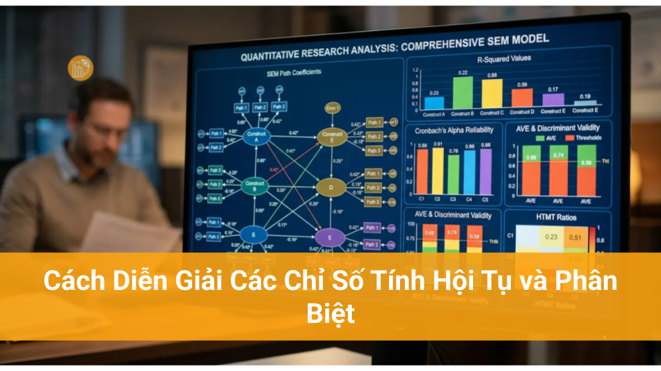 Hướng dẫn đánh giá tính hội tụ trong SmartPLS 4 Cách Diễn Giải Các Chỉ Số Tính Hội Tụ và Phân Biệt