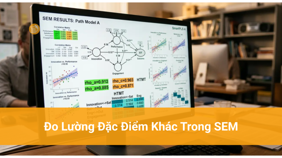 Fornell và Larcker: Đánh giá tính phân biệt trong SEM Đo Lường Đặc Điểm Khác Trong SEM