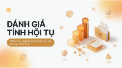 Combo Xử Lý Số Liệu A-Z Cơ Bản | Uy Tín & Chuyên Nghiệp Hướng dẫn đánh giá tính hội tụ trong SmartPLS 4 hiệu quả