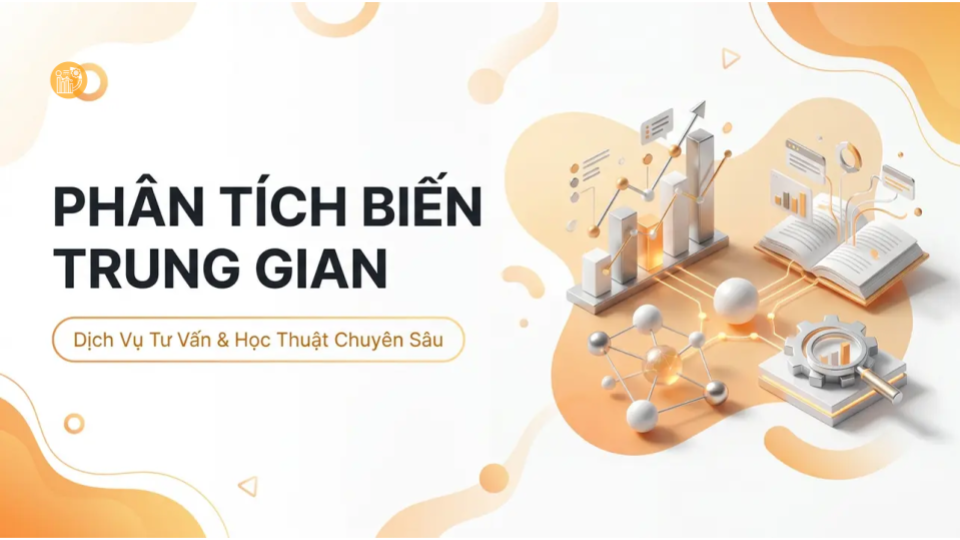 Hướng dẫn phân tích biến trung gian bằng AMOS cho nghiên cứu khoa học.
