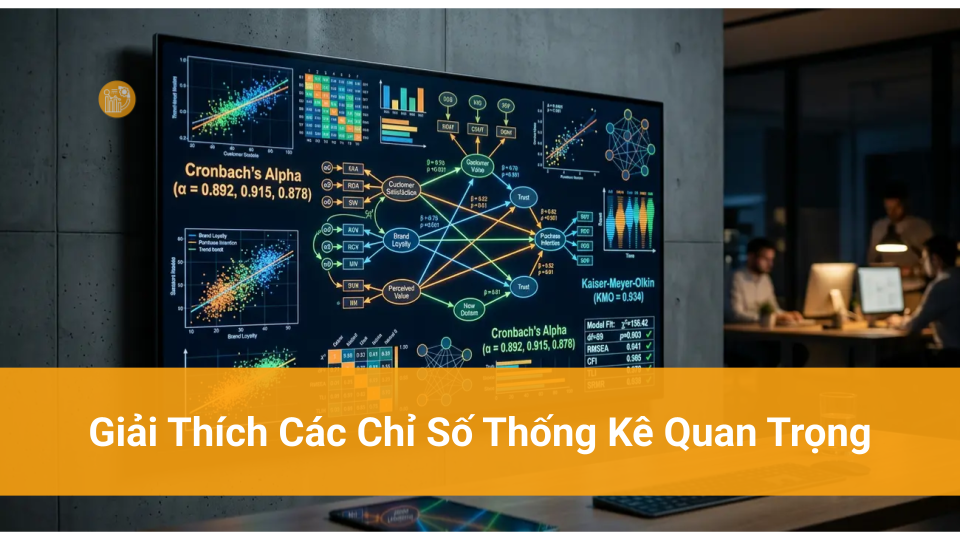Hướng dẫn về bài báo khoa học và phân tích dữ liệu Giải Thích Các Chỉ Số Thống Kê Quan Trọng