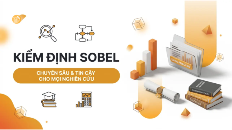 Hình ảnh biểu diễn kiểm định Sobel trong phân tích thống kê Hình ảnh biểu diễn kiểm định Sobel trong phân tích thống kê