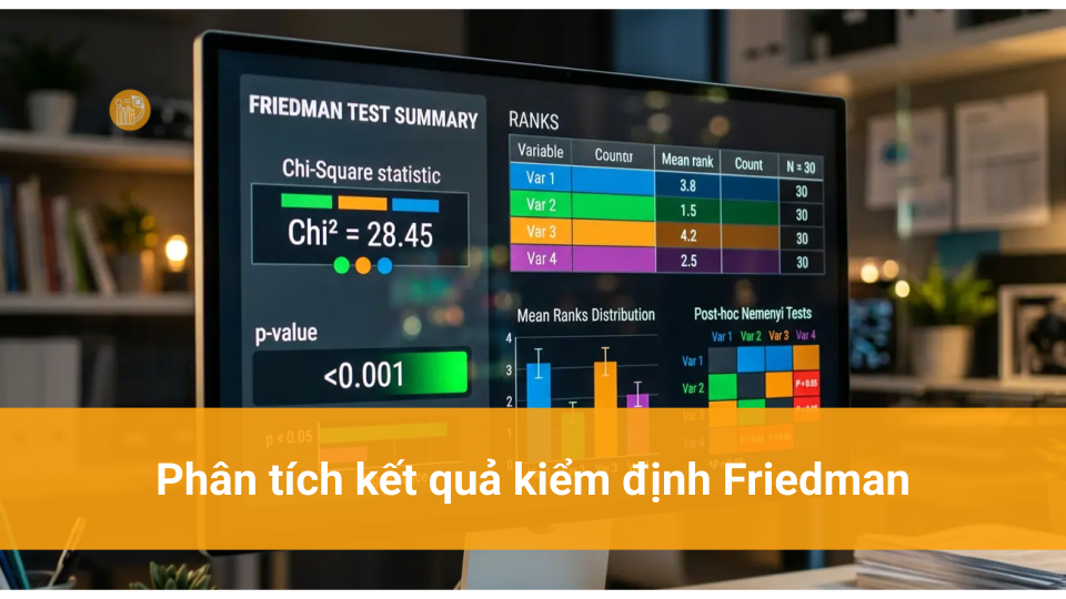 Kiểm định Friedman trong phân tích dữ liệu thống kê Phân tích kết quả kiểm định Friedman
